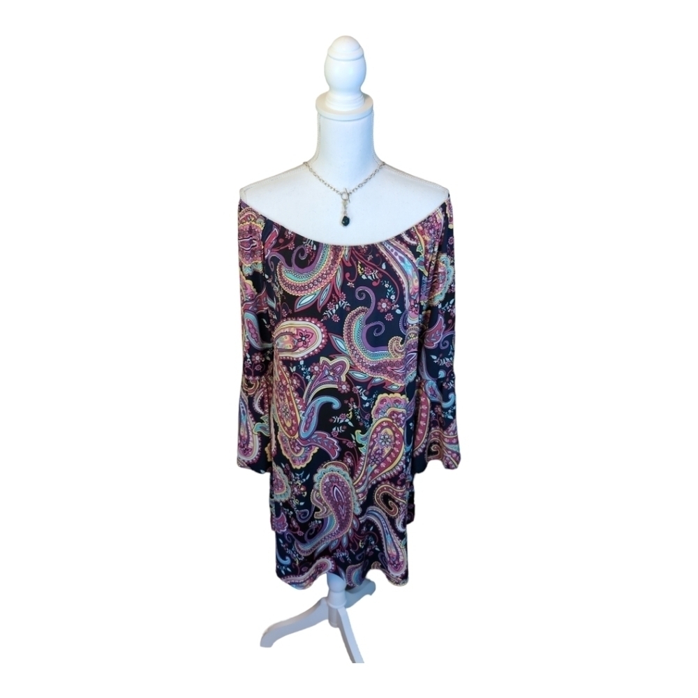 Paisley Grace USA Boutique Extra Long Tunic